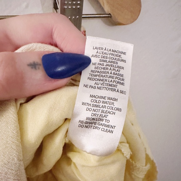 Garage Smocked Mini Floral Skirt Skort Yellow Pink Flowers - Picture 6 of 8